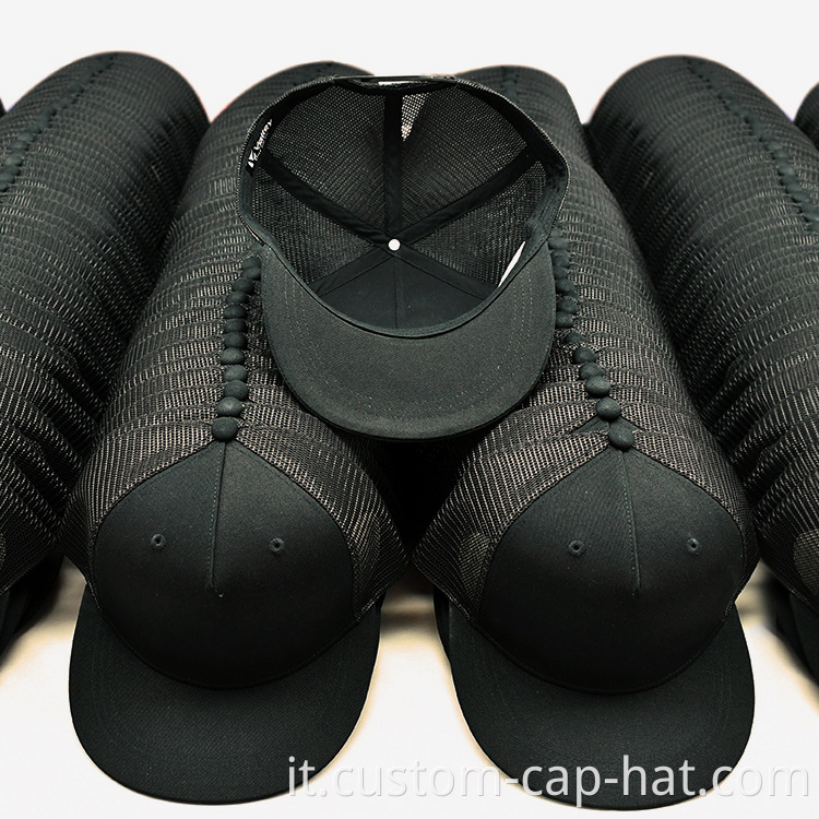 Flat Brim Mesh Cap
